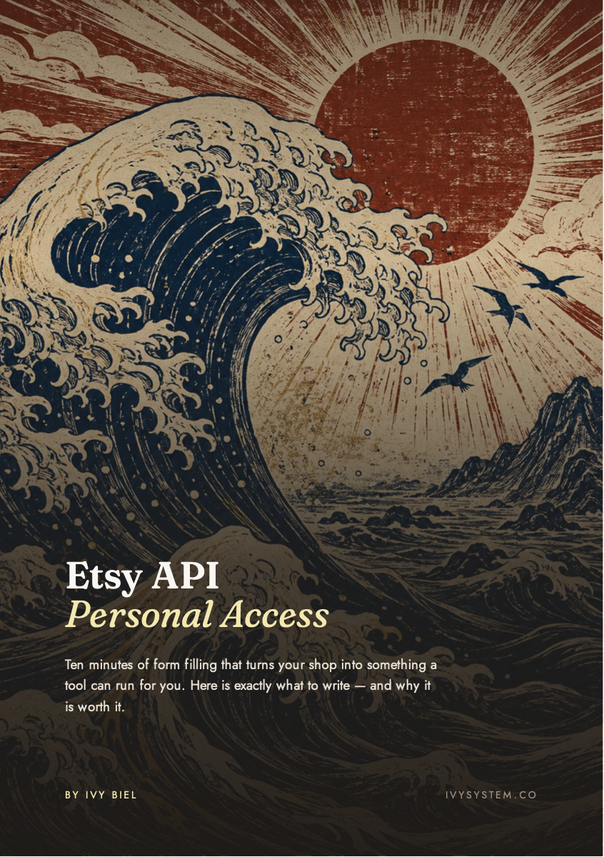 Etsy API Guide Cover